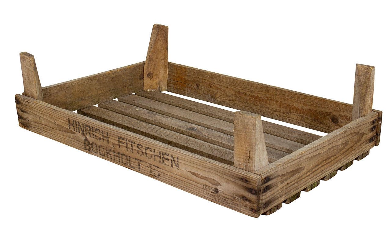 Stabile kleine Holzsteige 66x44x19cm