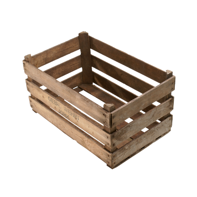 Große 25kg Kiste mit Längsbodenbrettern 60x38x32cm