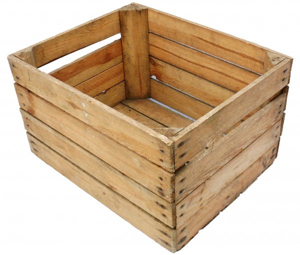 /// B-Ware /// Helle Kiste ohne Aufdruck 50x40x30cm