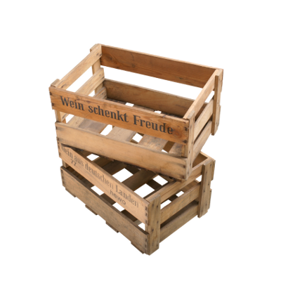 /// B-Ware /// Alte Weinkiste mit Aufdruck 46x30,5x24cm