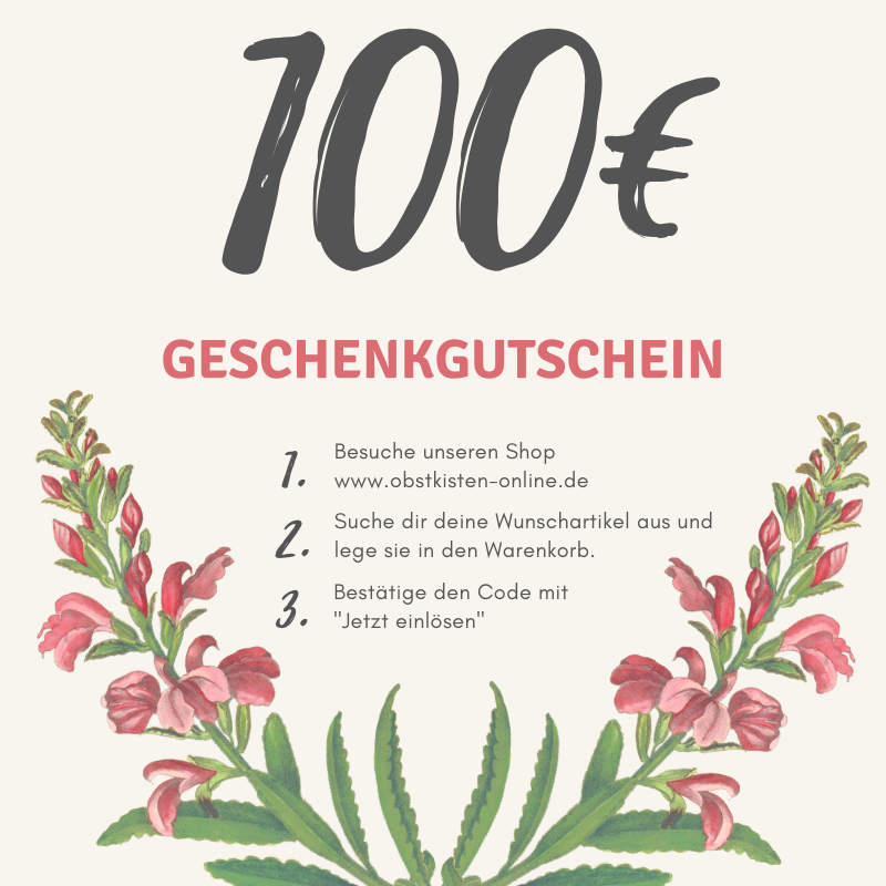 Geschenk-Gutschein 100 €
